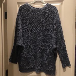 Cornflower blue, tunic like sweater!